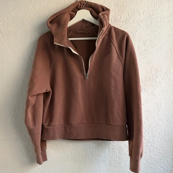 Vuori Brown zip up  hoodie - Picture 4 of 9